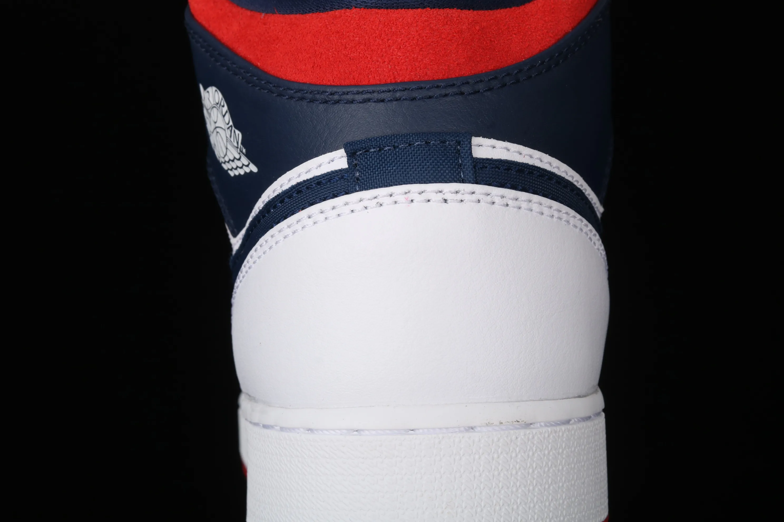 All categories Air Jordan Jordan series basketball shoes Air Jordan 1 Mid G version pure original Air Jordan 1 Mid GS AJ1 Joe 1 Captain America China basketball shoes BQ6931-104